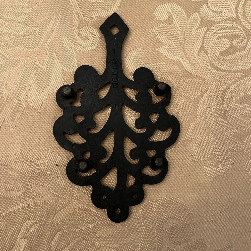 Vintage Decorative Cast Iron Footed Trivet